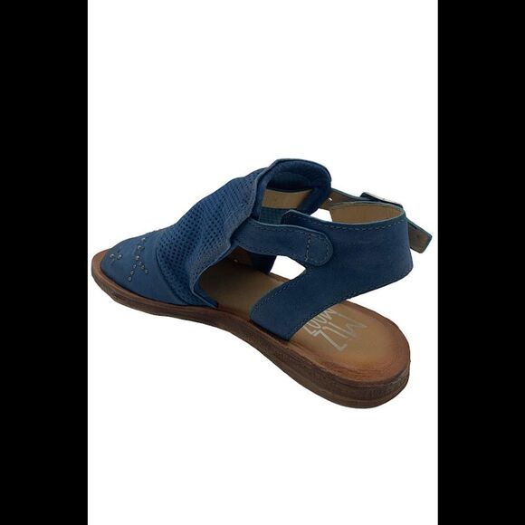 Miz Mooz Leather Ankle-Strap Sandals Fifi Denim - Medium - Picture 3 of 3